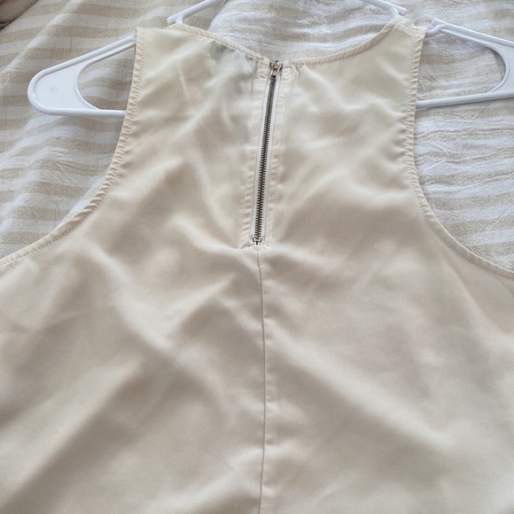 Cream chiffon top - Picture 2 of 2